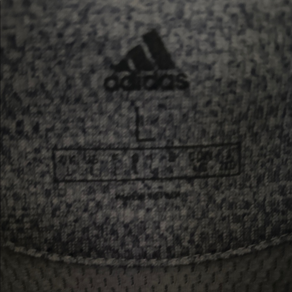 Adidas Bucknell Dark Gray Zip-Up Sweater - Picture 2 of 2